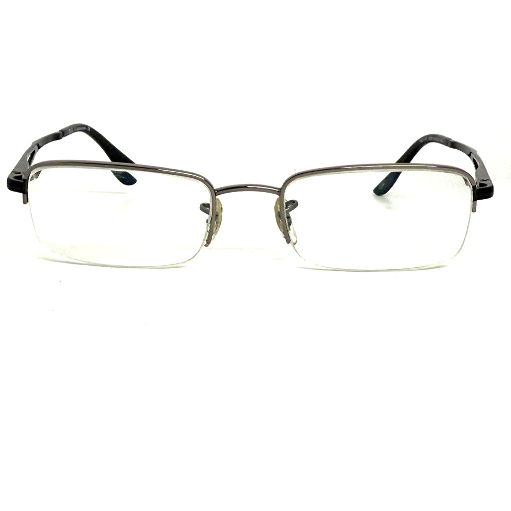 Ray-Ban RB6163 2502 Eyeglasses‎ Frames Half Rim black metal 52-19-140 H18505